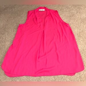 Jones Studio Pink Sleeveless Relaxed Blouse. Size L
